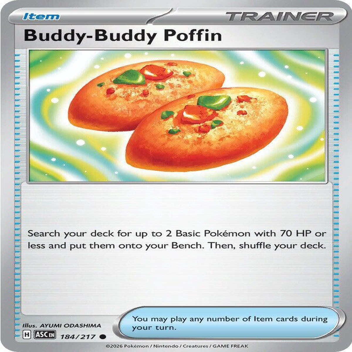 Buddy-Buddy Poffin Normal ME: Ascended Heroes Common 184/217 - Near Mint