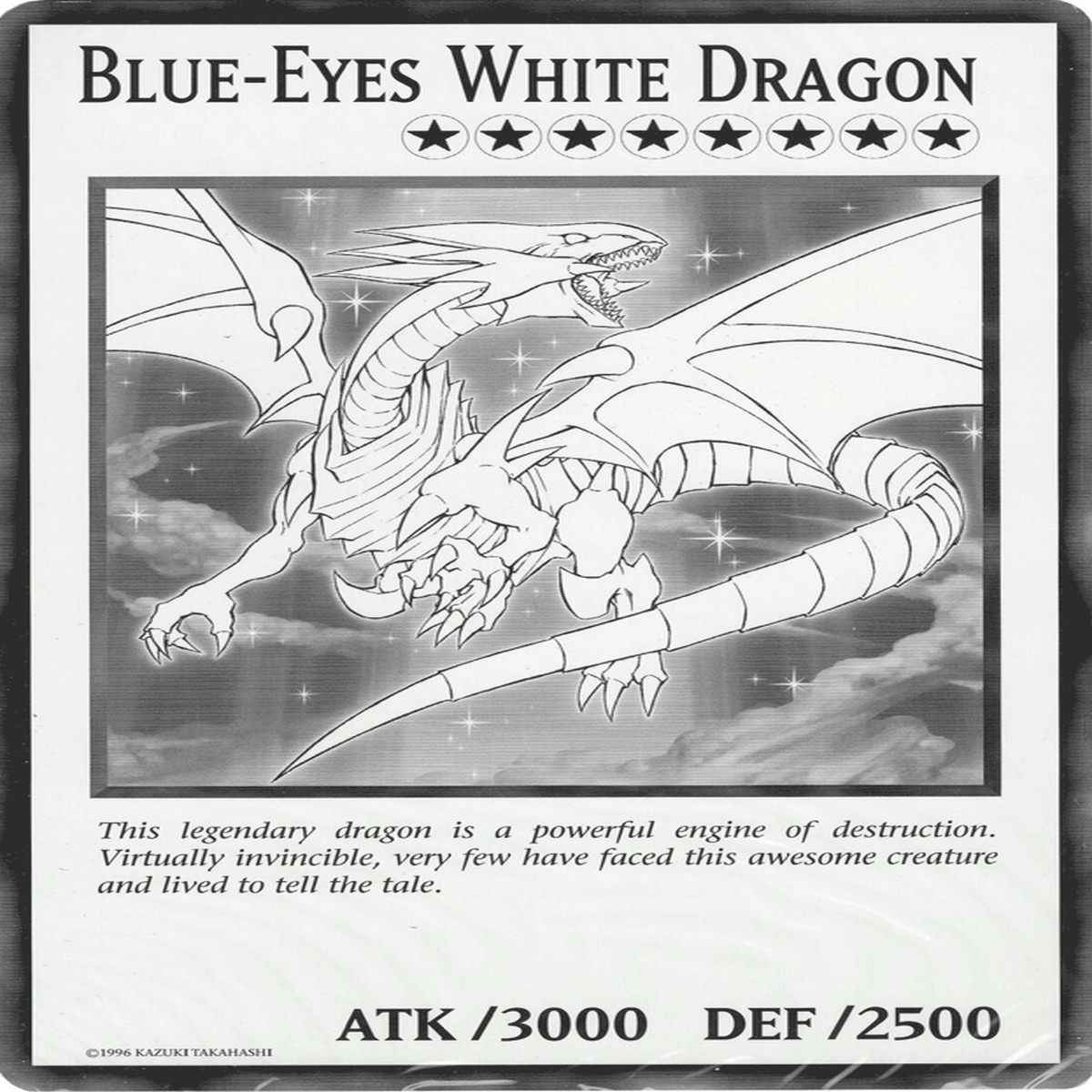 Blue-Eyes White Dragon (Oversized) Common - NM Unlimited