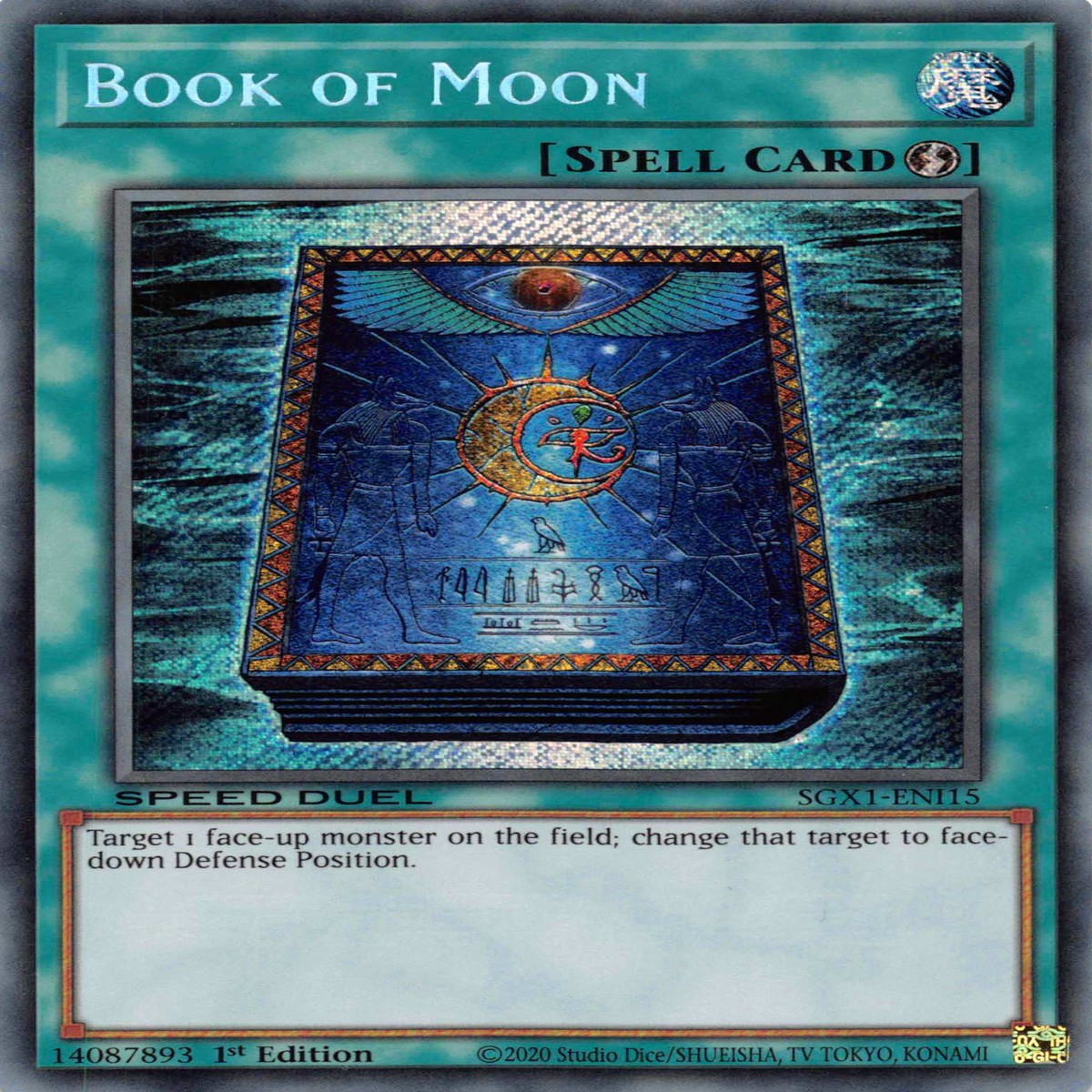 Book of Moon [SGX1-ENI15] Secret Rare - NM 1st Edition