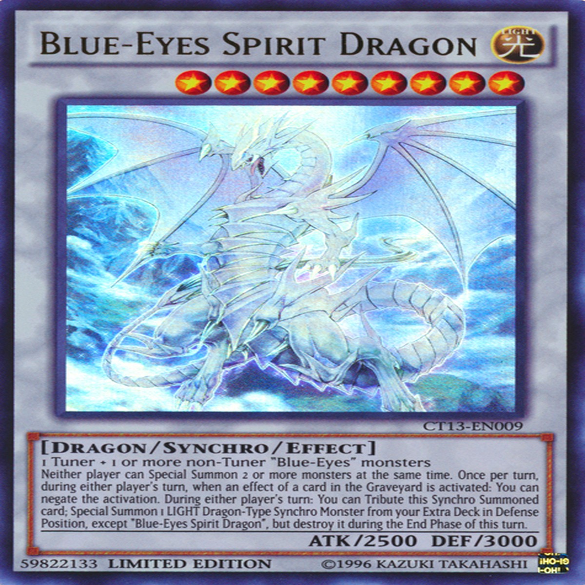 Blue-Eyes Spirit Dragon [CT13-EN009] Ultra Rare - NM Limited