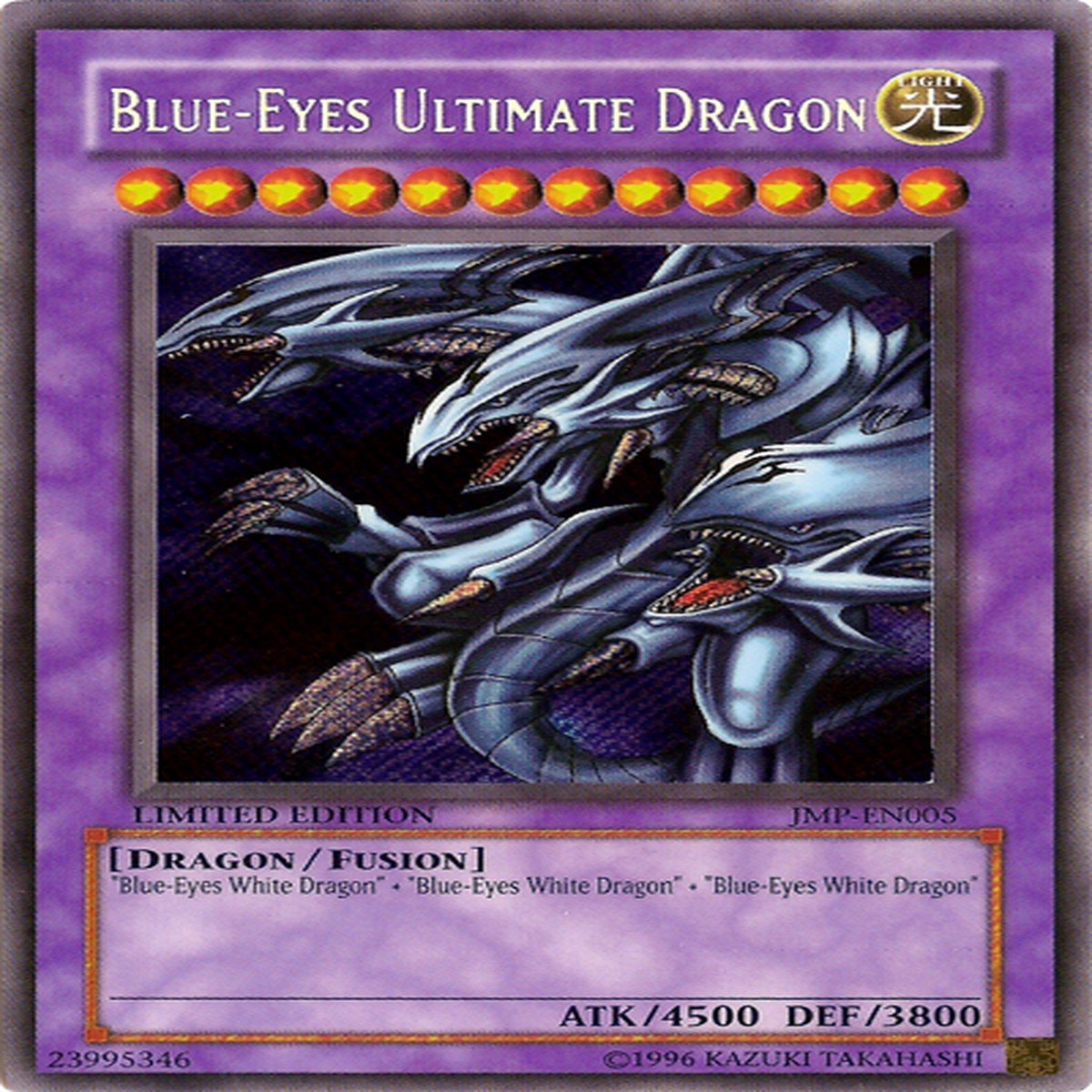 Blue-Eyes Ultimate Dragon [JMP-EN005] Ultra Rare - NM Limited