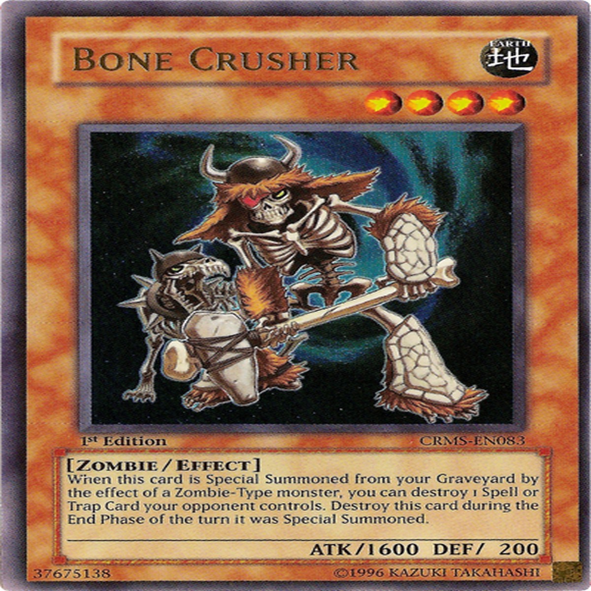 Bone Crusher [CRMS-EN083] Ultra Rare - NM 1st Edition