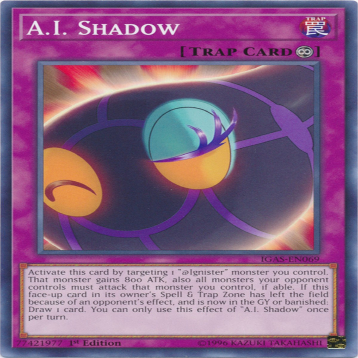 A.I. Shadow [IGAS-EN069] Common - NM 1st Edition