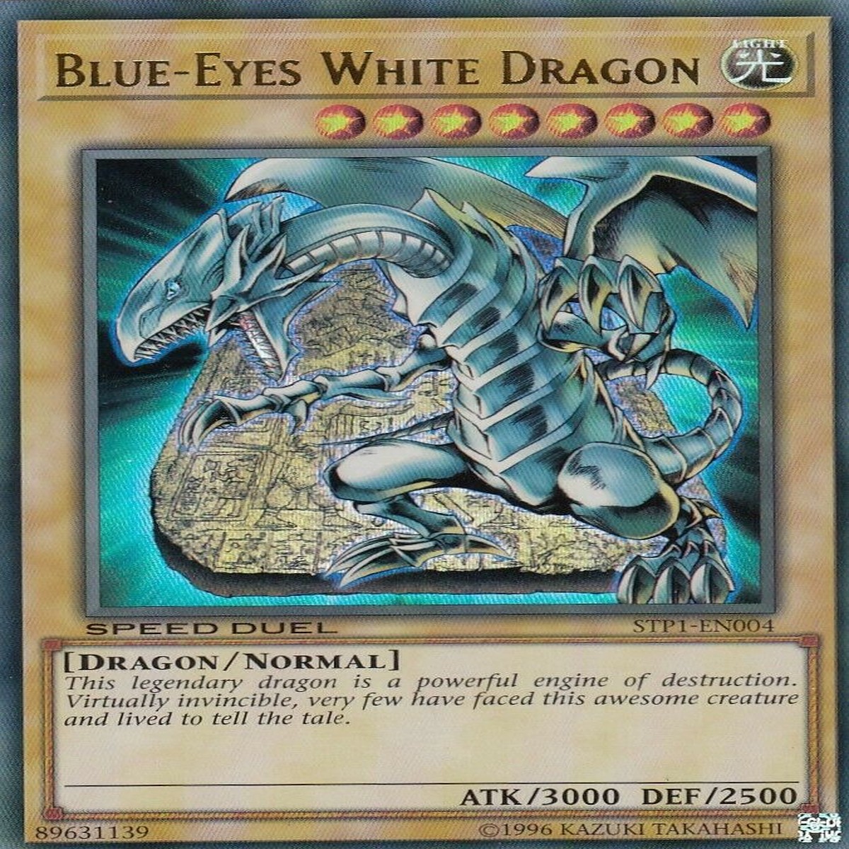 Blue-Eyes White Dragon [STP1-EN004] Ultra Rare - NM Unlimited