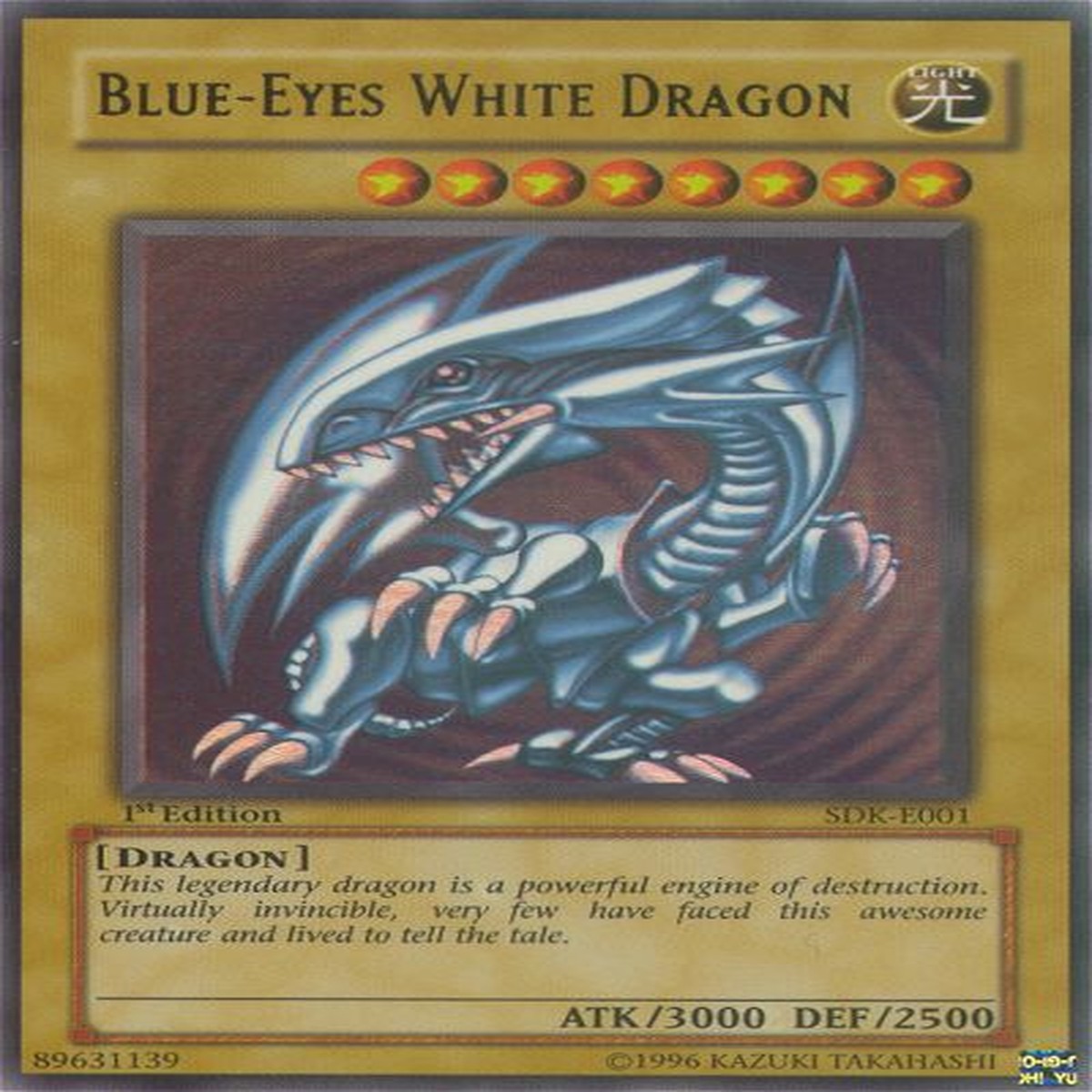 Blue-Eyes White Dragon [SDK-E001] Ultra Rare - NM Unlimited