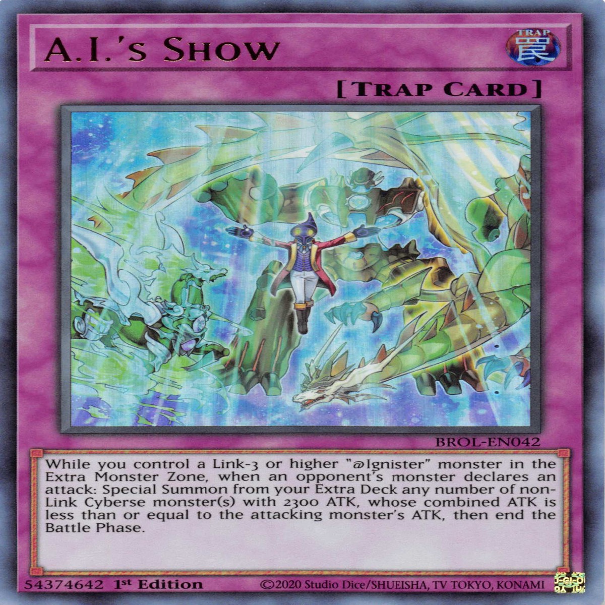 A.I.'s Show [BROL-EN042] Ultra Rare - NM 1st Edition
