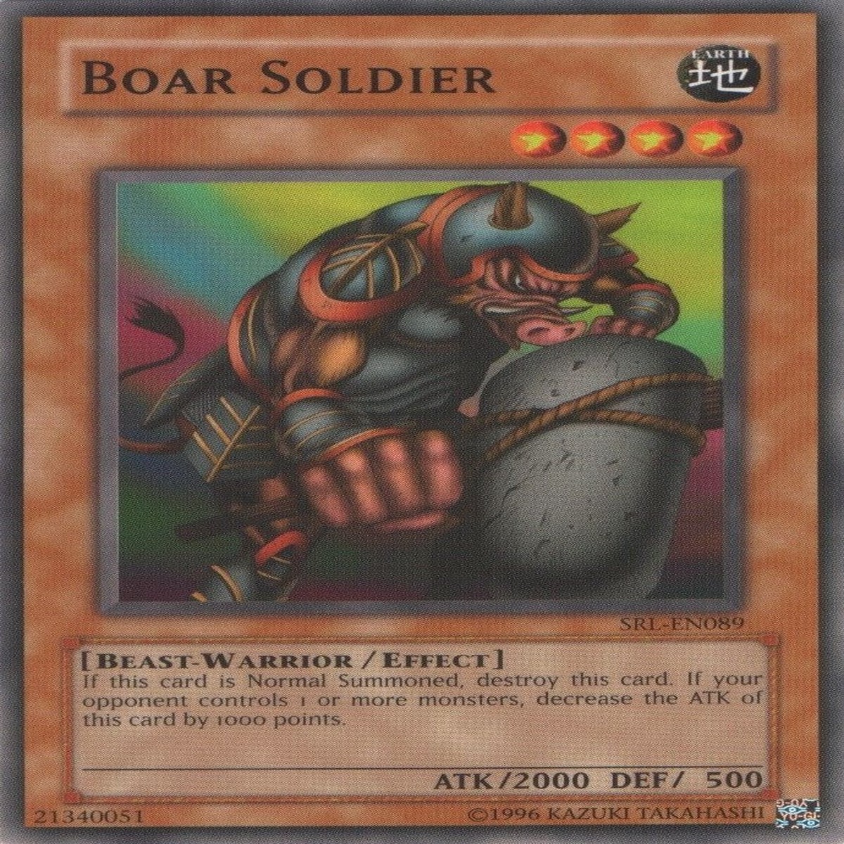 Boar Soldier [SRL-EN089] Common - NM Unlimited