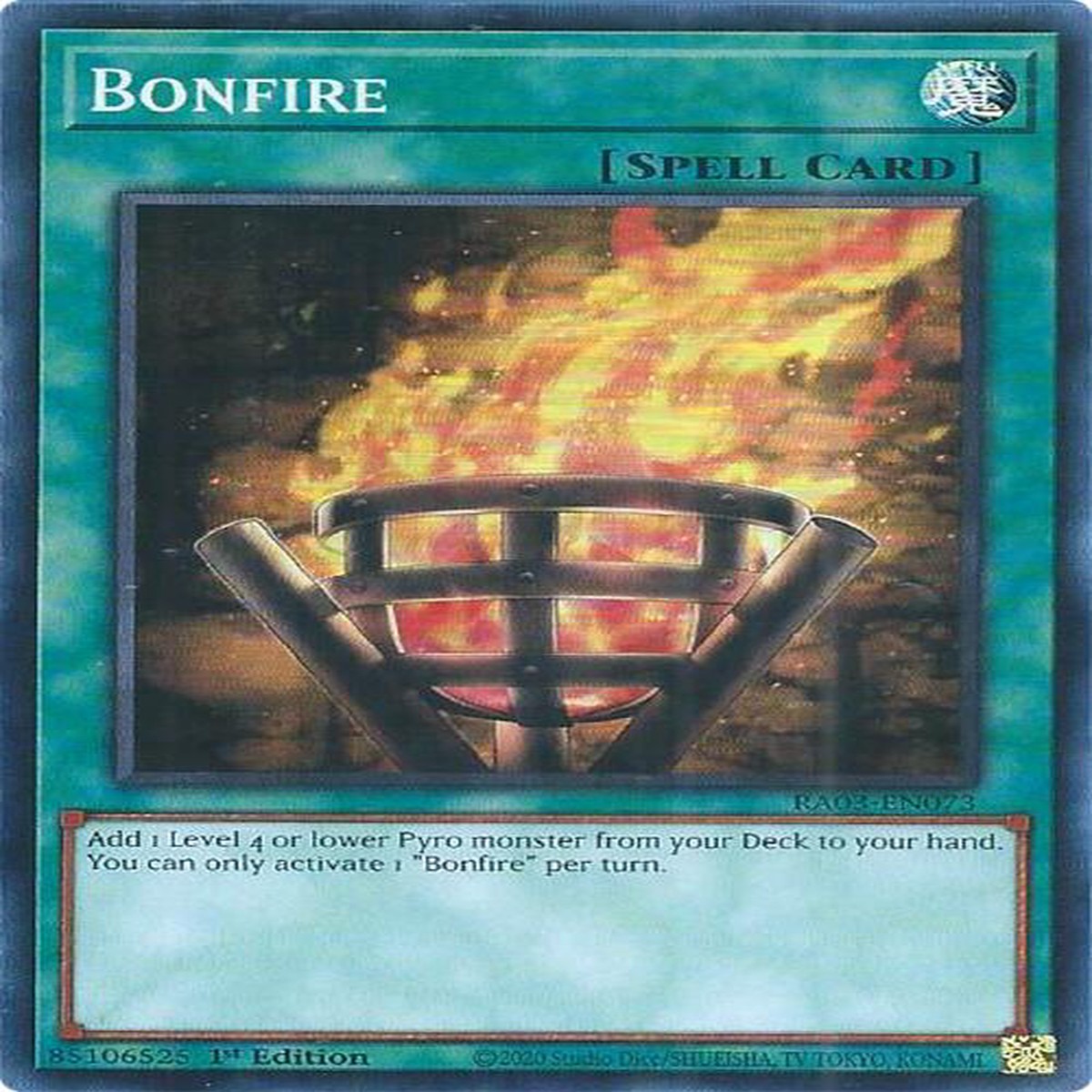 Bonfire [RA03-EN073] Super Rare - NM 1st Edition