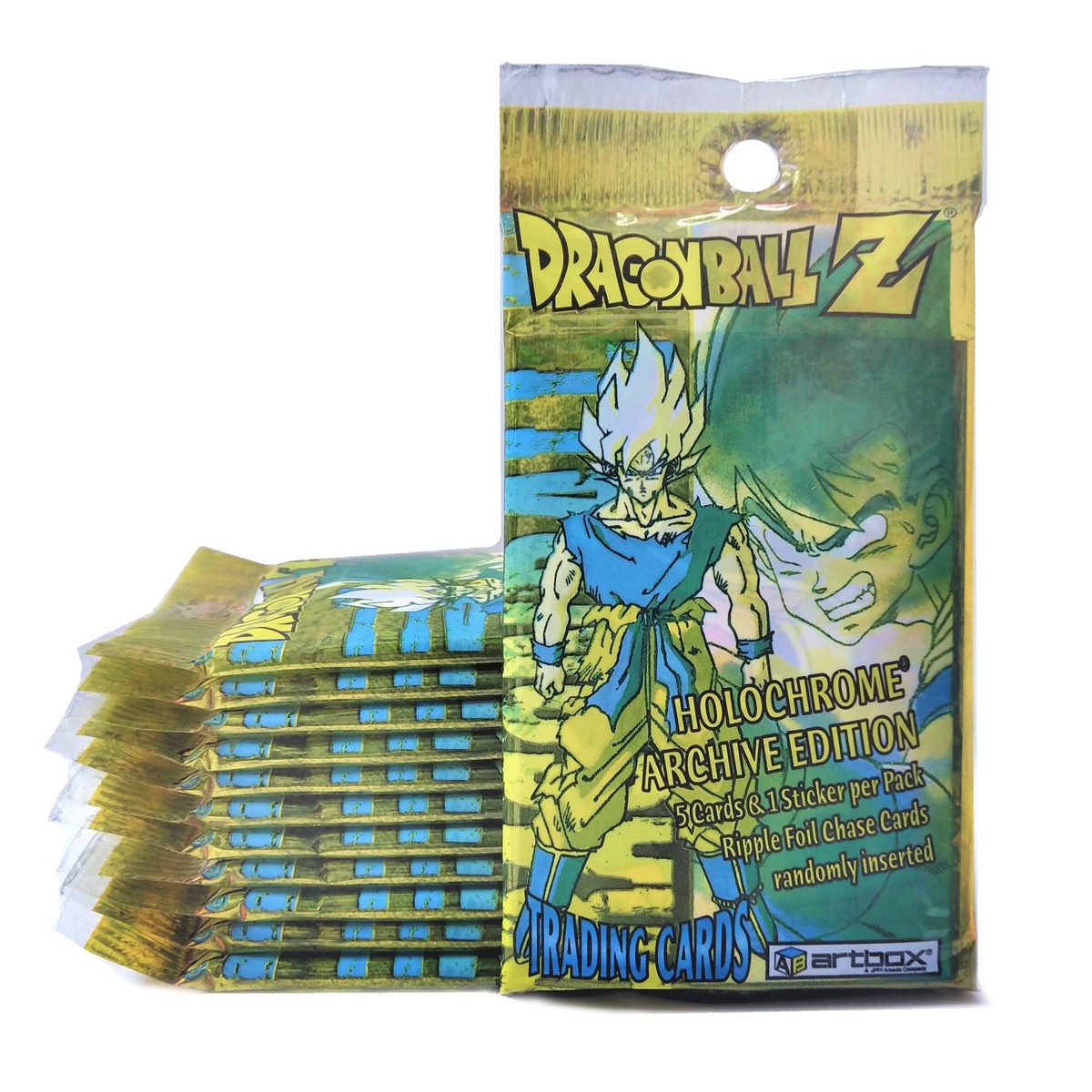 2000 Dragon Ball Z Holochrome Archive Edition Pack (Lot of 11 Packs)